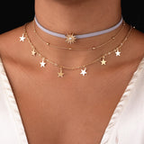 Multi-Layer Choker with Sun and Stars