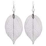 Bohemian Long Leaf Earrings