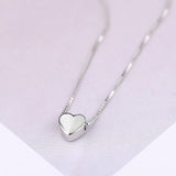 Long Necklace with Heart Charm