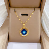 Necklace with Evil Eye Charm