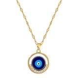 Necklace with Evil Eye Charm