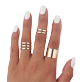 3 Pieces Fashion Rings Set