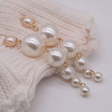 Trendy Long Pearl Earrings