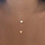 Pearl Love Double Layer Necklace