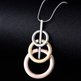 3 Circles Pendant Necklace